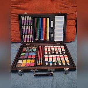 Lightly Used Colour Block Art Supplies Kit